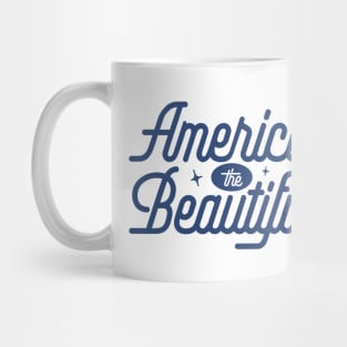 America the Beautiful - Blue Mug